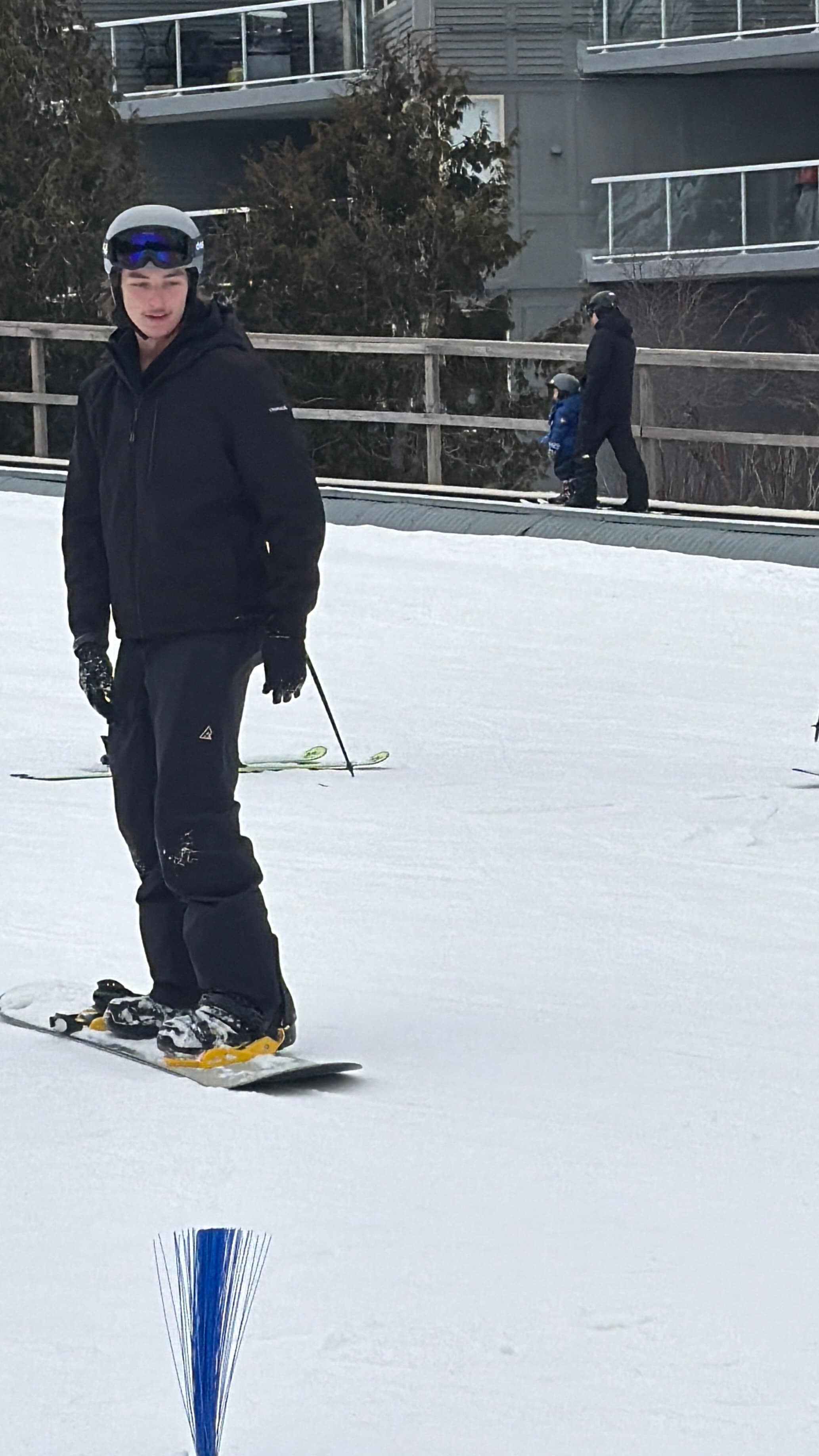 First time snowboarding in Canada
